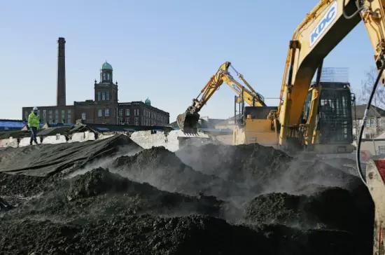 Contaminated soil 