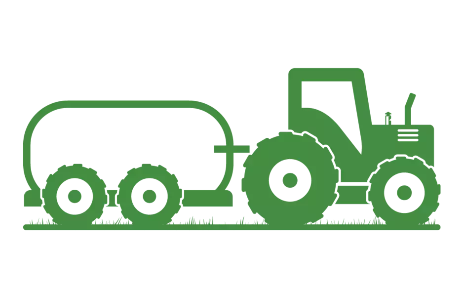 Farm tractor icon