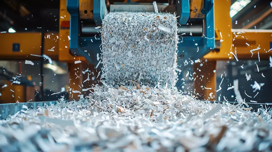 Secure destruction paper shredding 