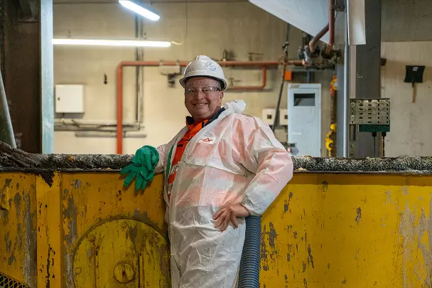 ERF Shutdown IS Veolia Worker