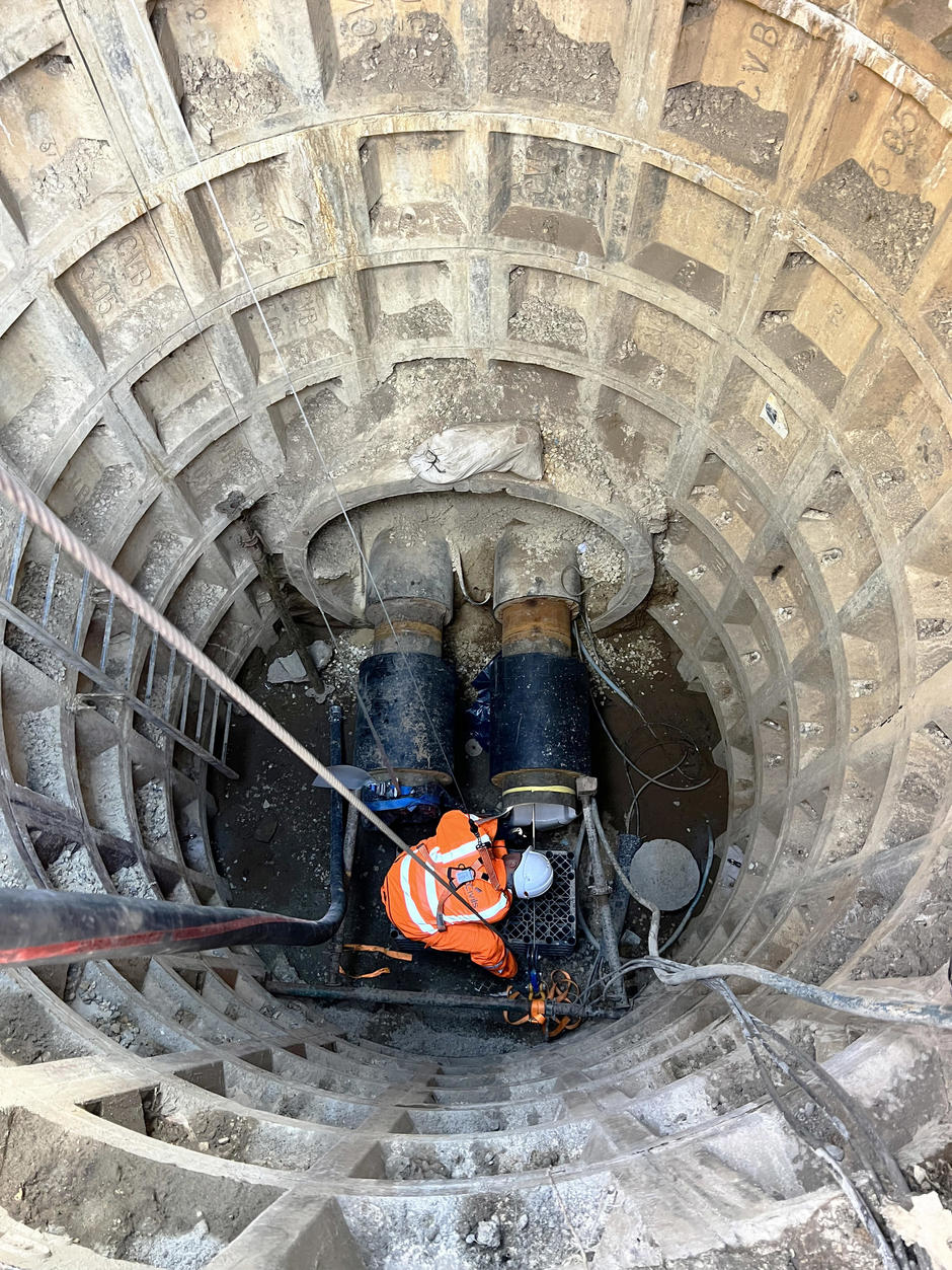 District Heating Pipe Interior