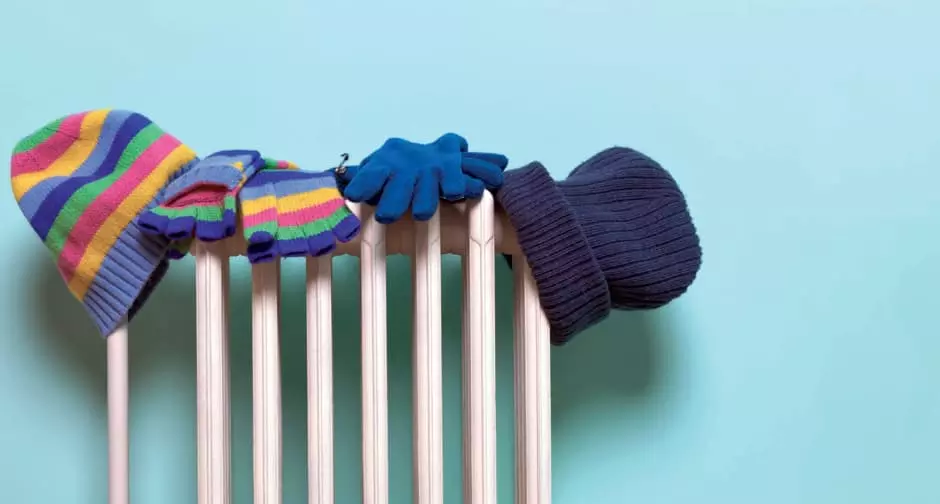 hats on radiator 