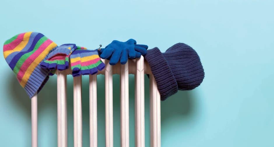 hats on radiator 