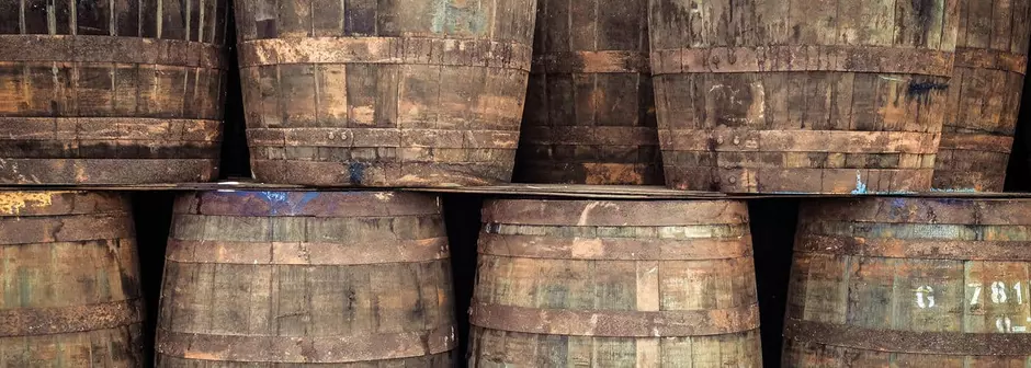 stacked barrels 