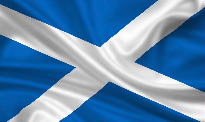Scottish Flag (blue and white) 