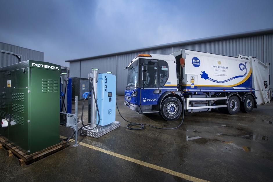 Veolia Waste Disposal Truck