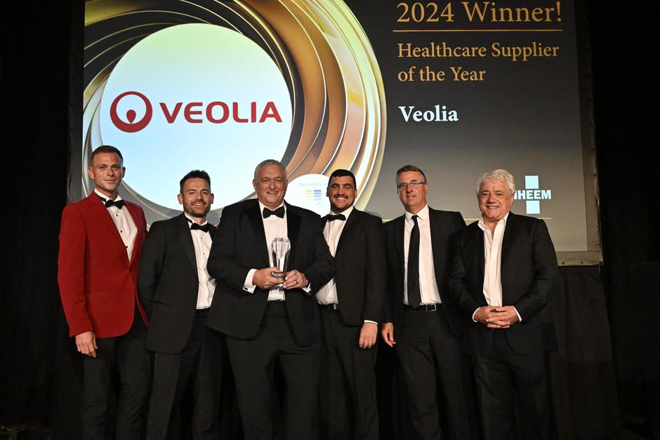 Veolia wins the Healthcare Supplier of the Year award