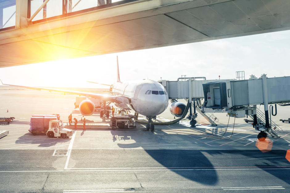 Airplane at airport