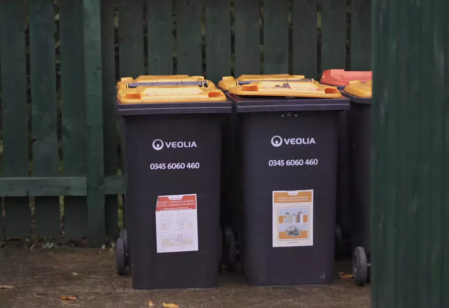 Veolia waste bins