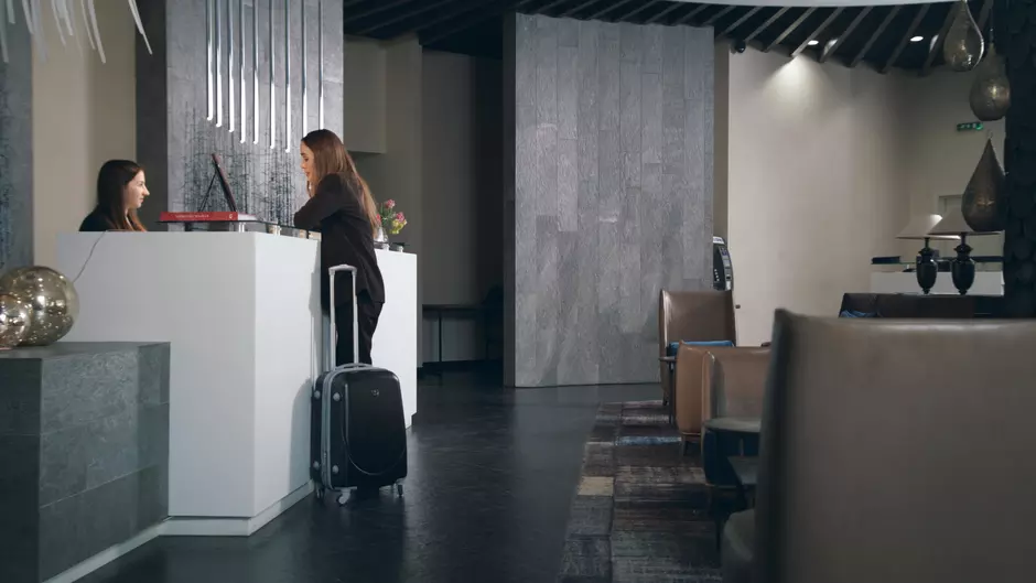 Hotel reception
